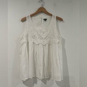 COCO+Carmen Loose sleeveless blouse  knit VISCOSE
CUPRAMMONIA round neck SZ L/XL